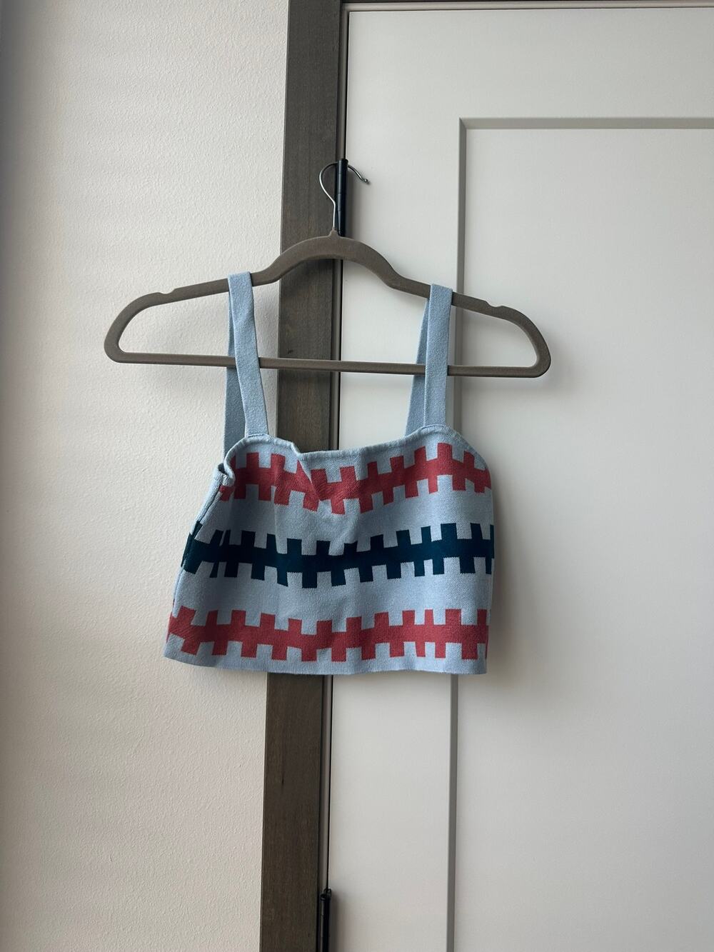 Celandine Knit Cropped Tank Top – Size Medium